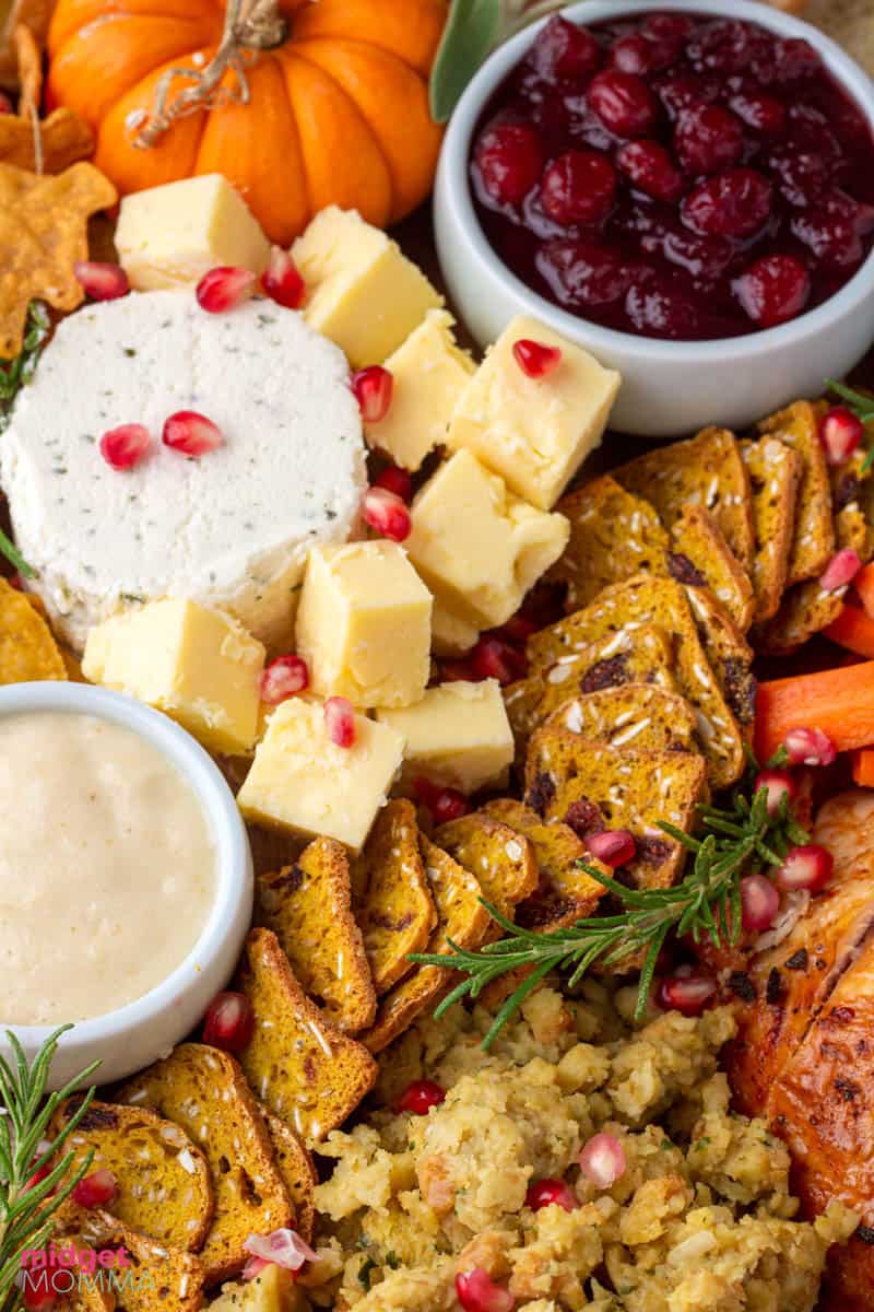 Thanksgiving Leftovers Charcuterie Board