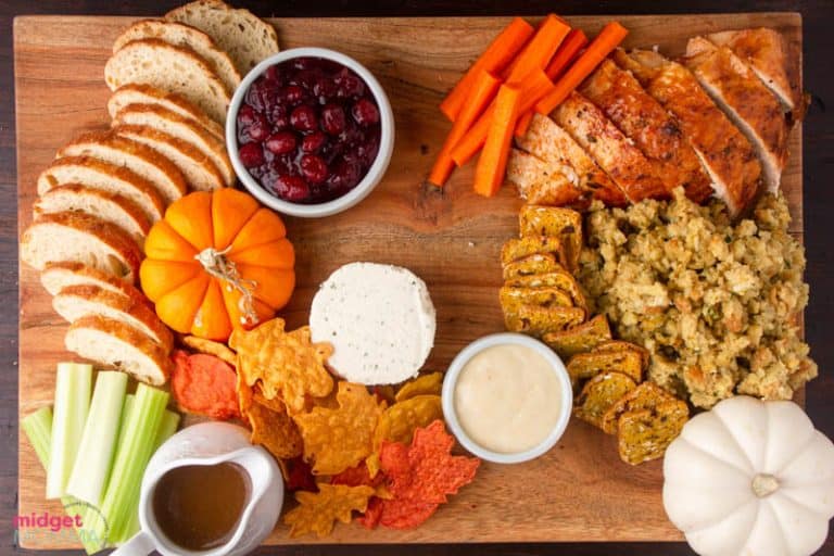 Thanksgiving Leftovers Charcuterie Board • MidgetMomma