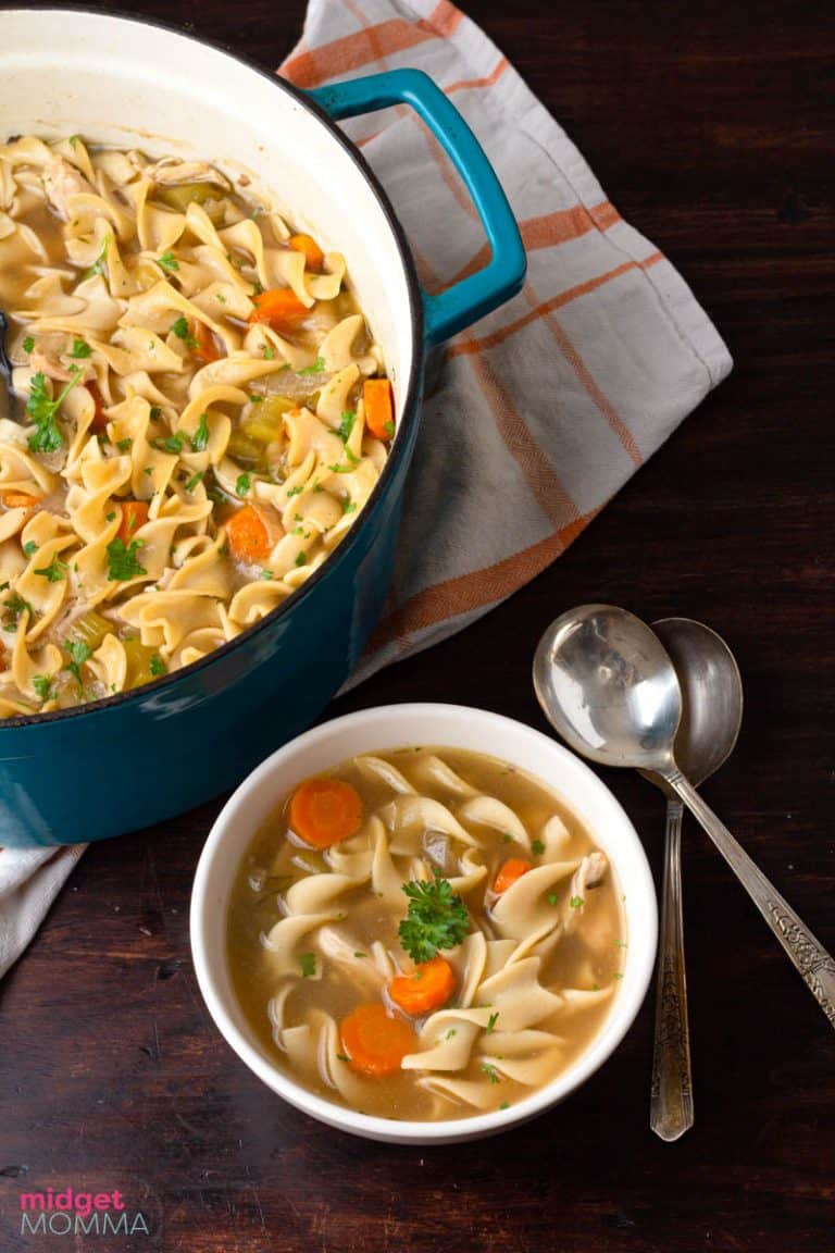 Turkey Noodle Soup Recipe • MidgetMomma