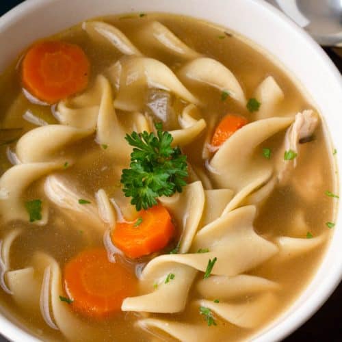 Turkey Noodle Soup Recipe • MidgetMomma