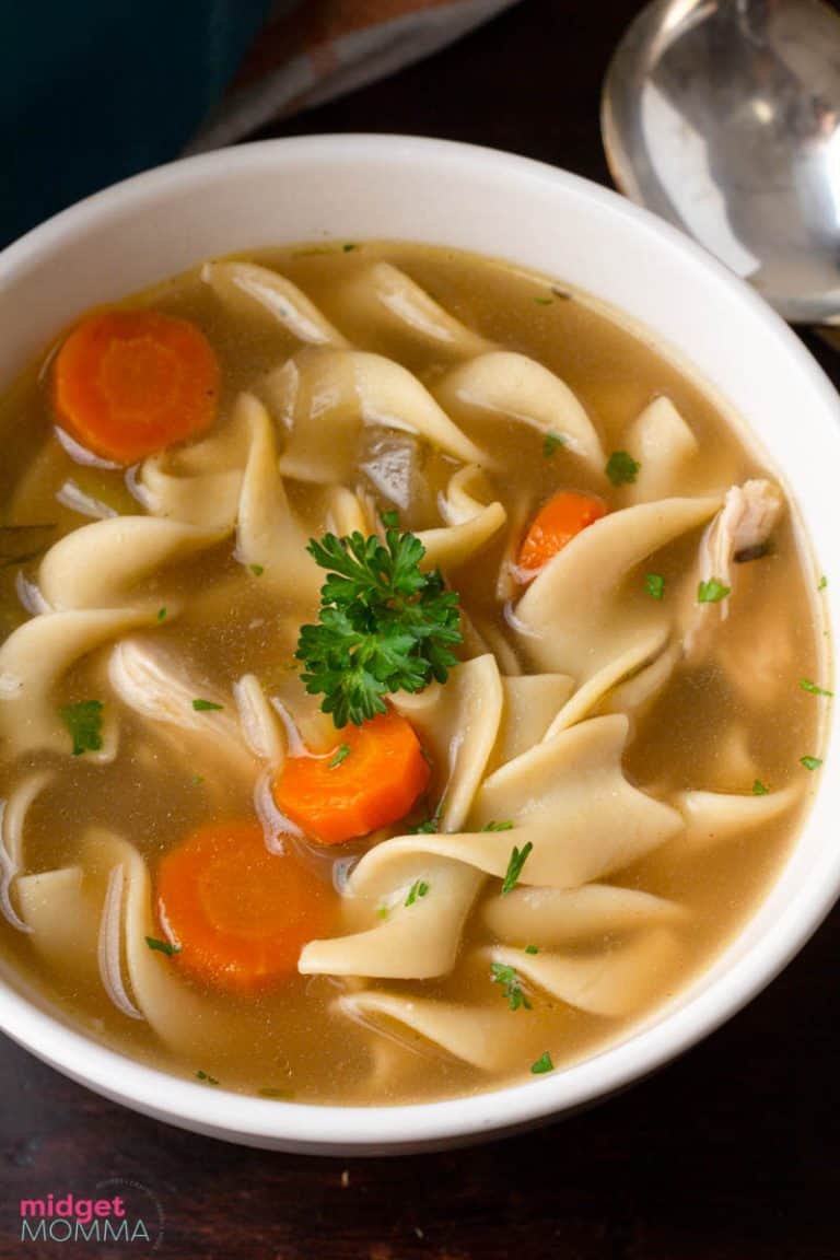 Turkey Noodle Soup Recipe • MidgetMomma