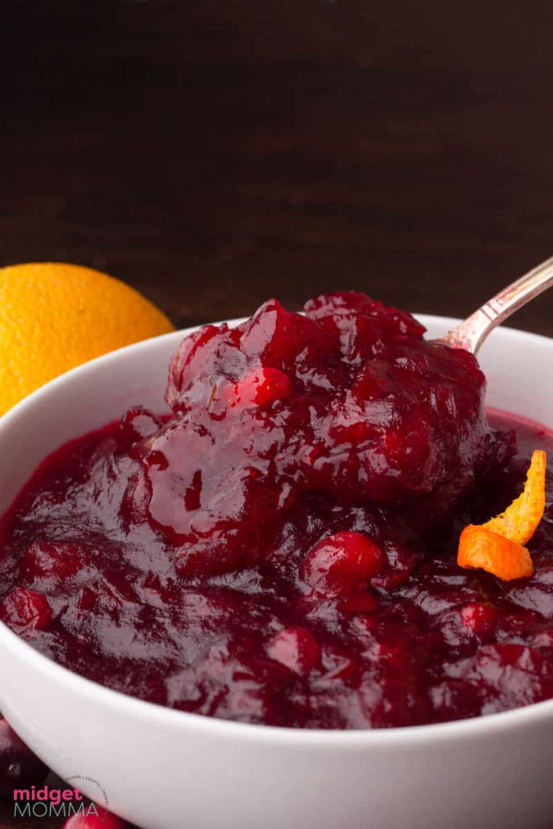 homemade cranberry sauce RECIPE