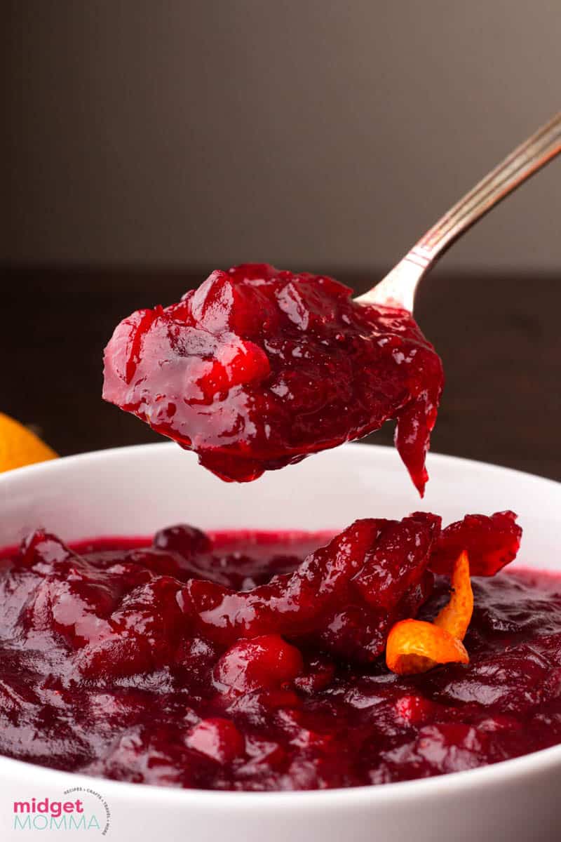 homemade cranberry sauce