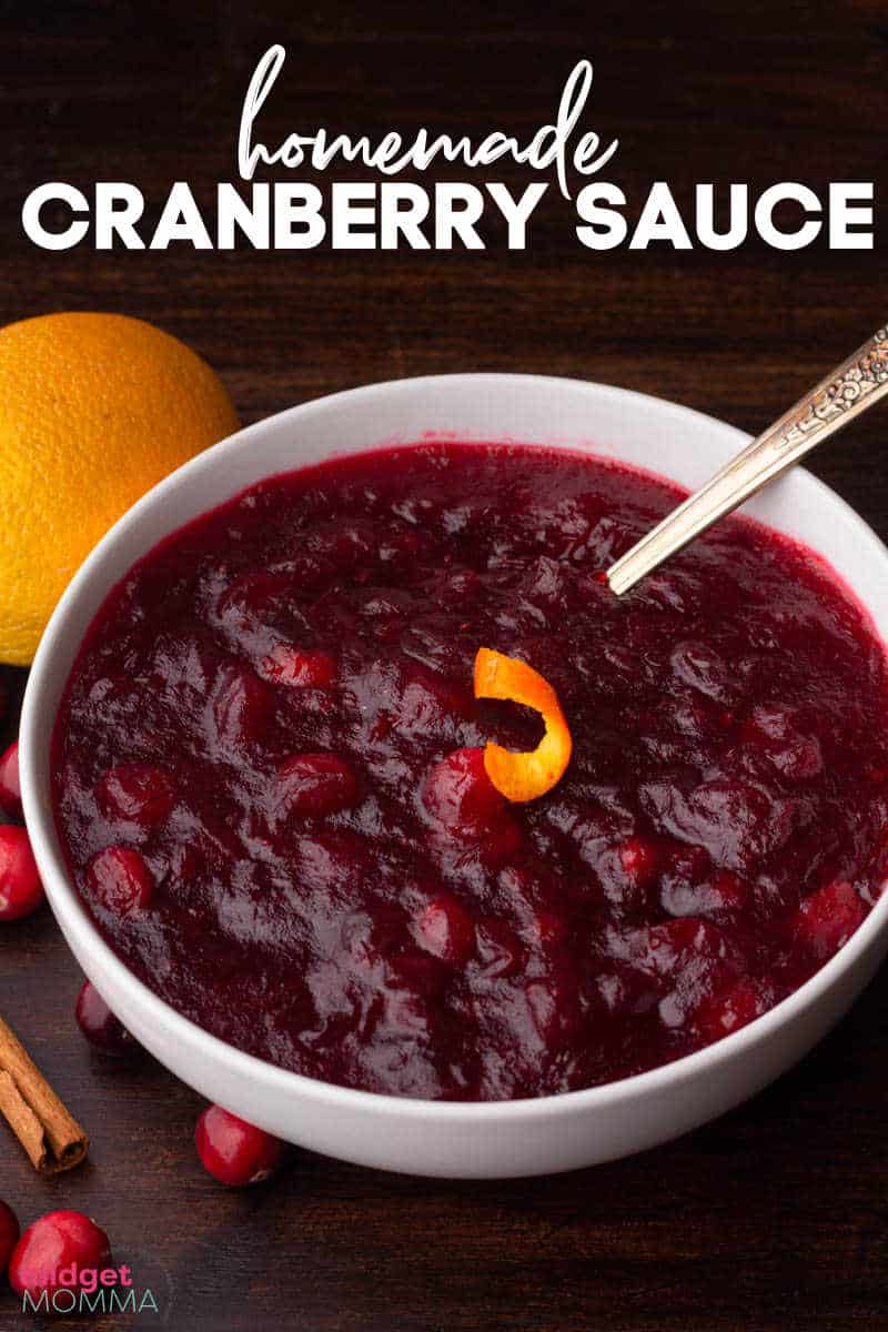 homemade cranberry sauce RECIPE