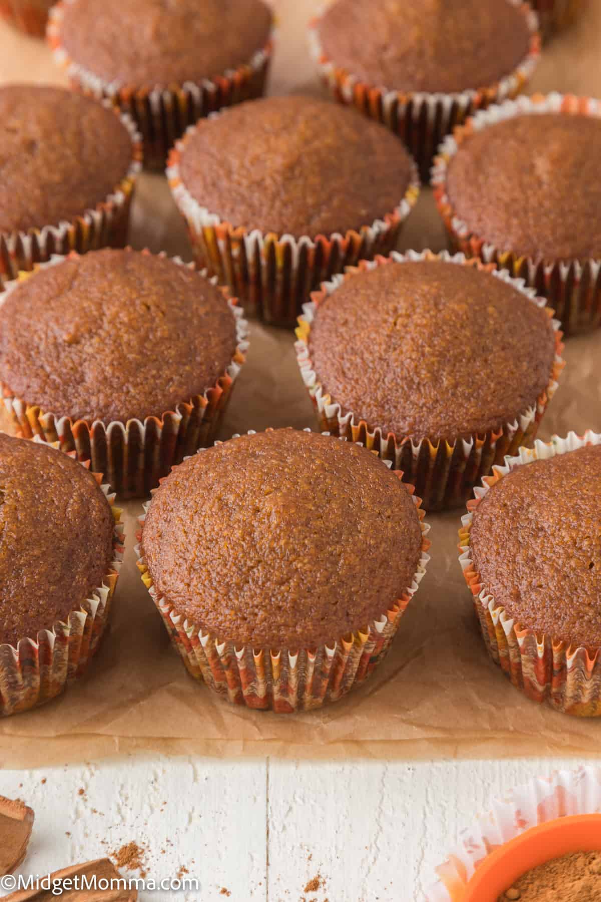 close up photo of pumpkin muffins