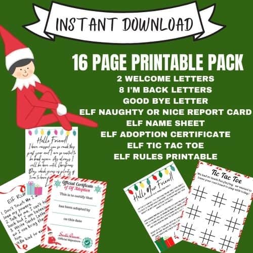 holiday printable pack promo image
