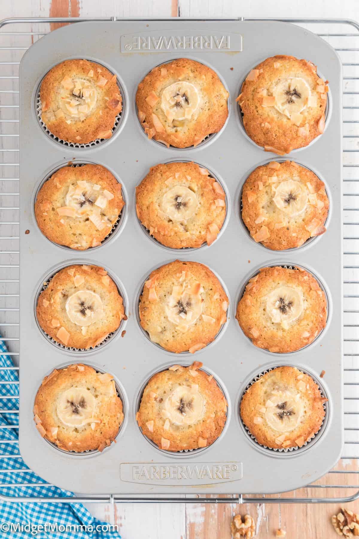 Banana Coconut muffins