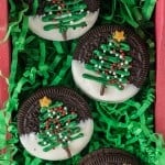 Christmas Tree Oreo Cookies - Christmas Oreos