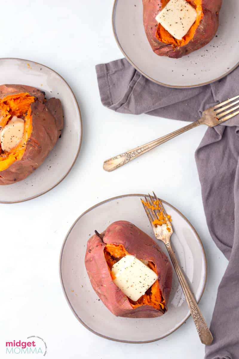 Easy Oven Baked Sweet Potatoes