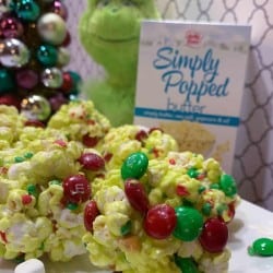Grinch Popcorn Balls