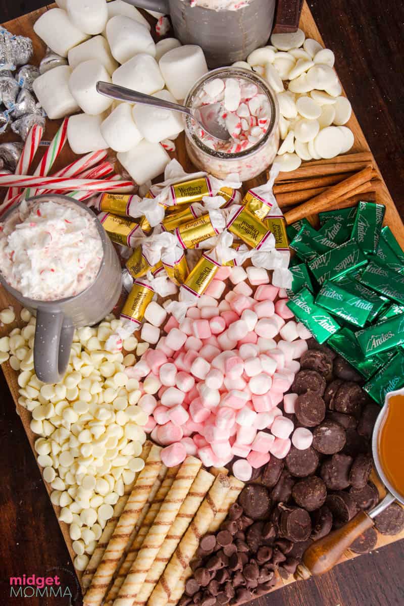 hot cocoa Charcuterie Board