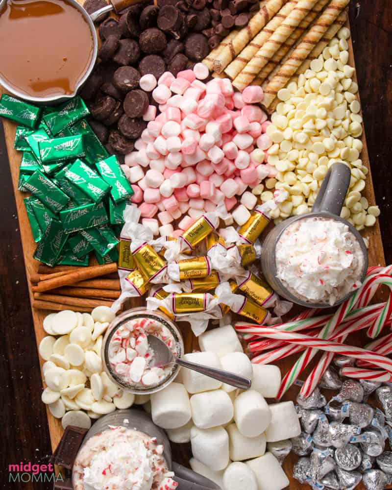 Hot Chocolate Bar Charcuterie Board Ideas