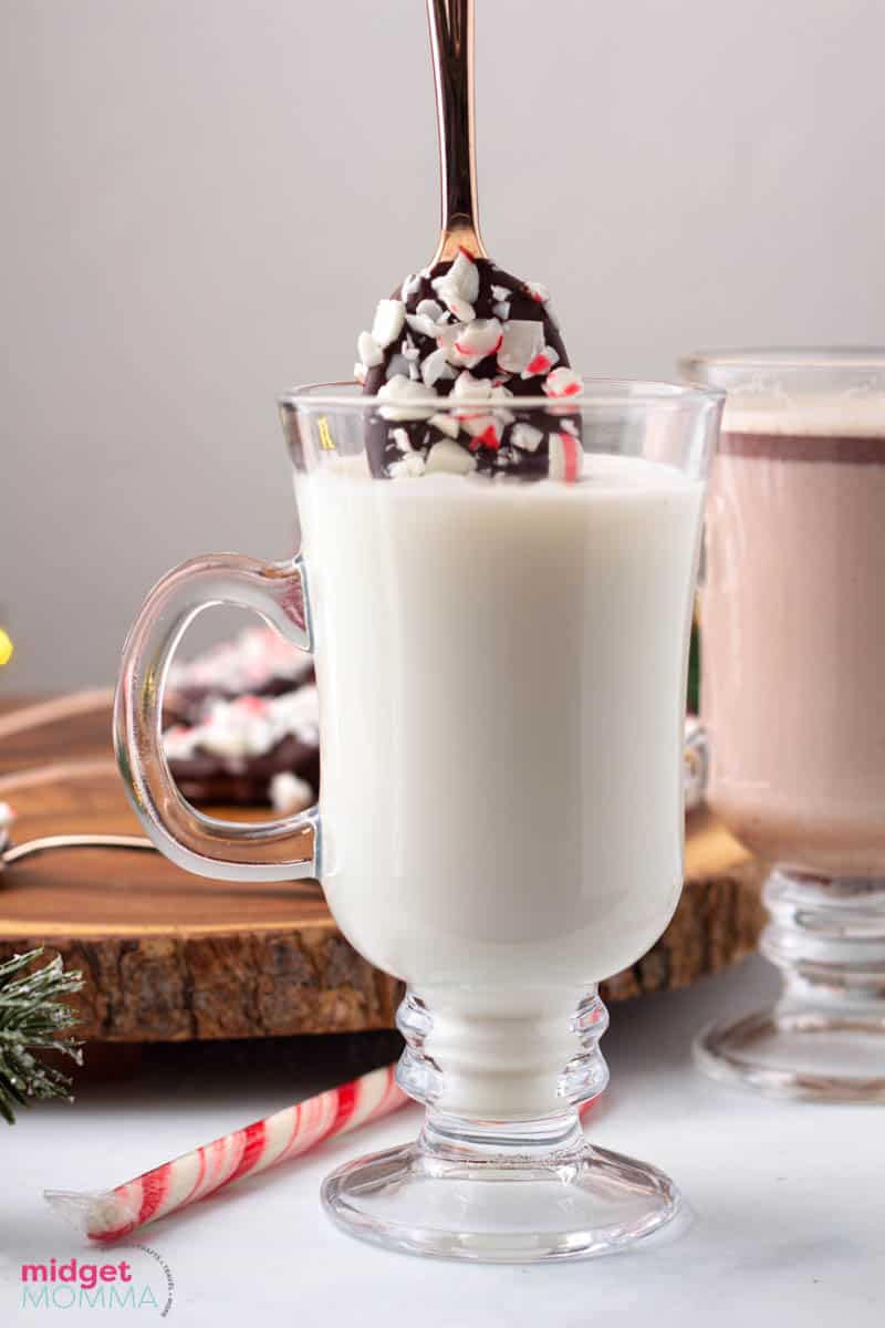 Peppermint Hot Chocolate Spoons