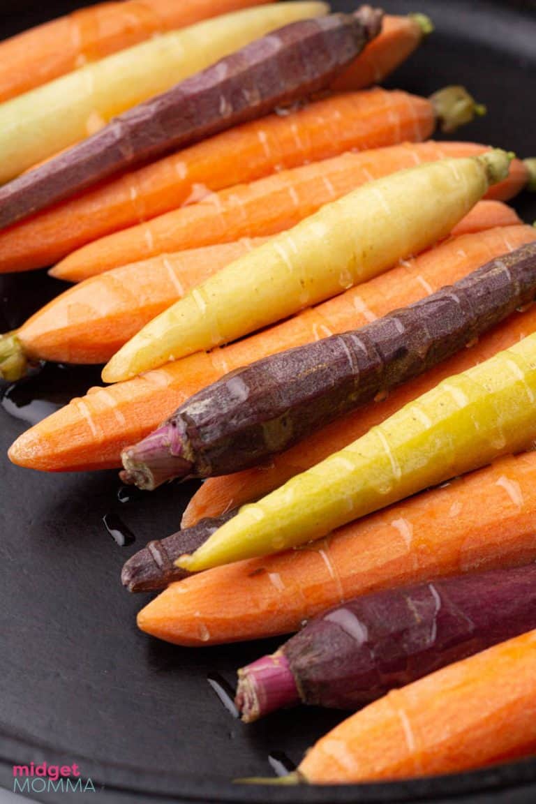Easy Oven Roasted Carrots • MidgetMomma
