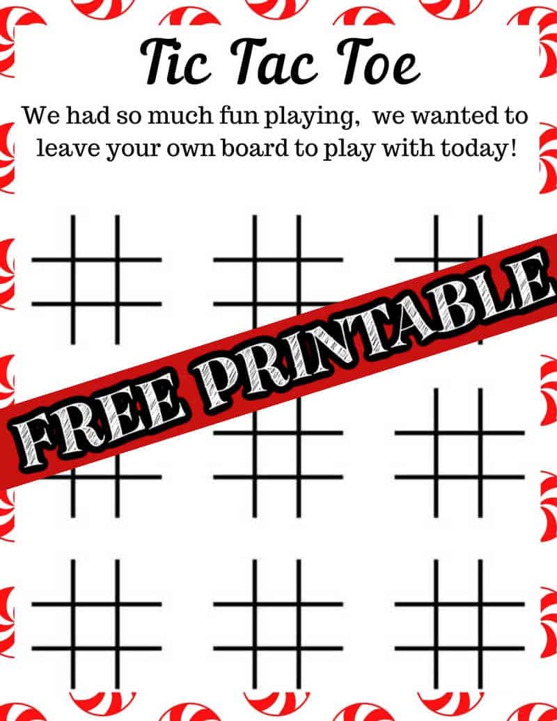Tic Tac Toe Printable