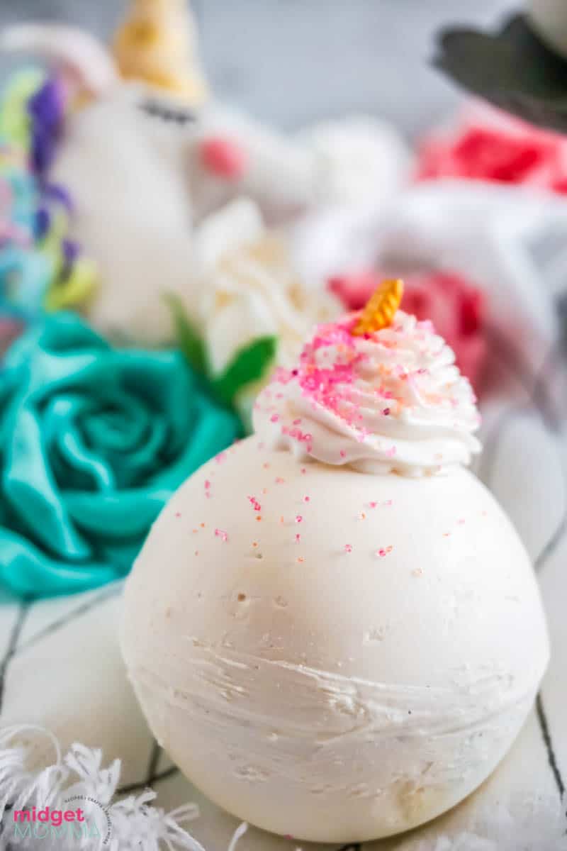 Unicorn hot chocolate bombs