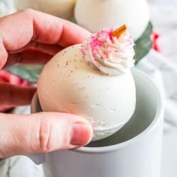 Unicorn hot chocolate bombs