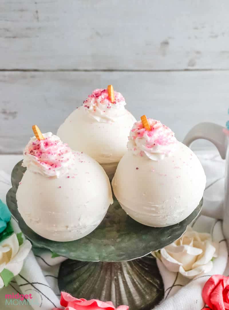 Unicorn hot chocolate bombs