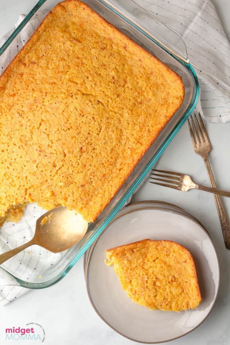 Cornbread Casserole from Scratch • MidgetMomma