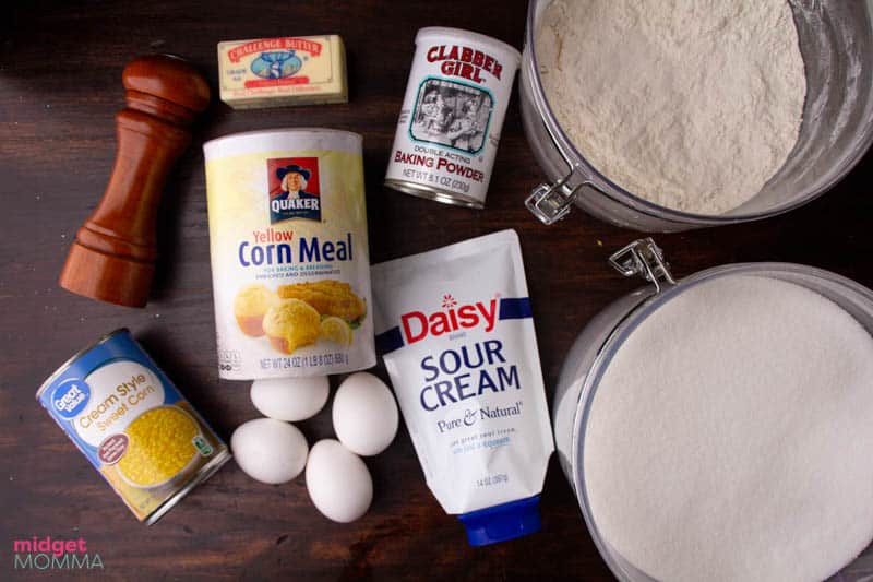 cornbread casserole ingredients