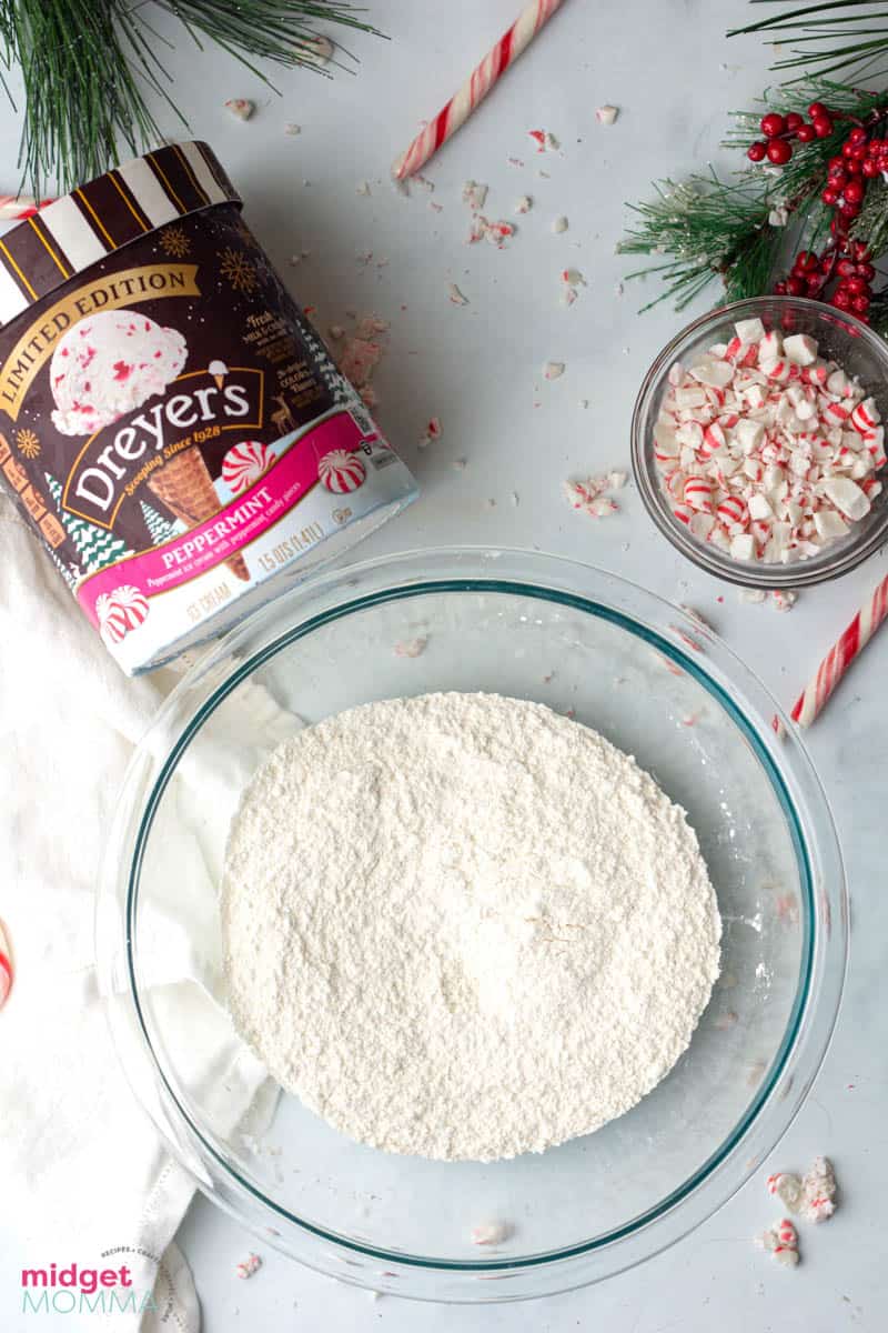 peppermint ice cream bread ingredients