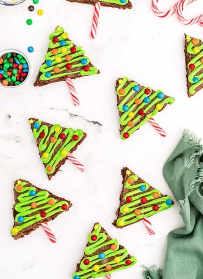 Christmas Tree Brownies