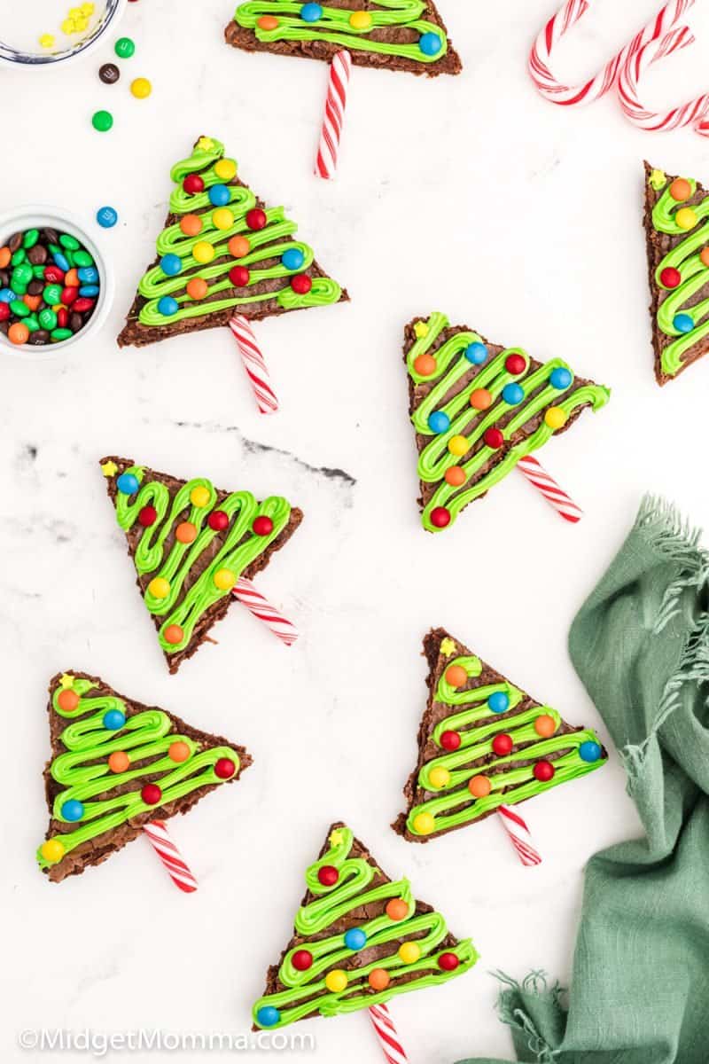 Christmas Tree Brownies