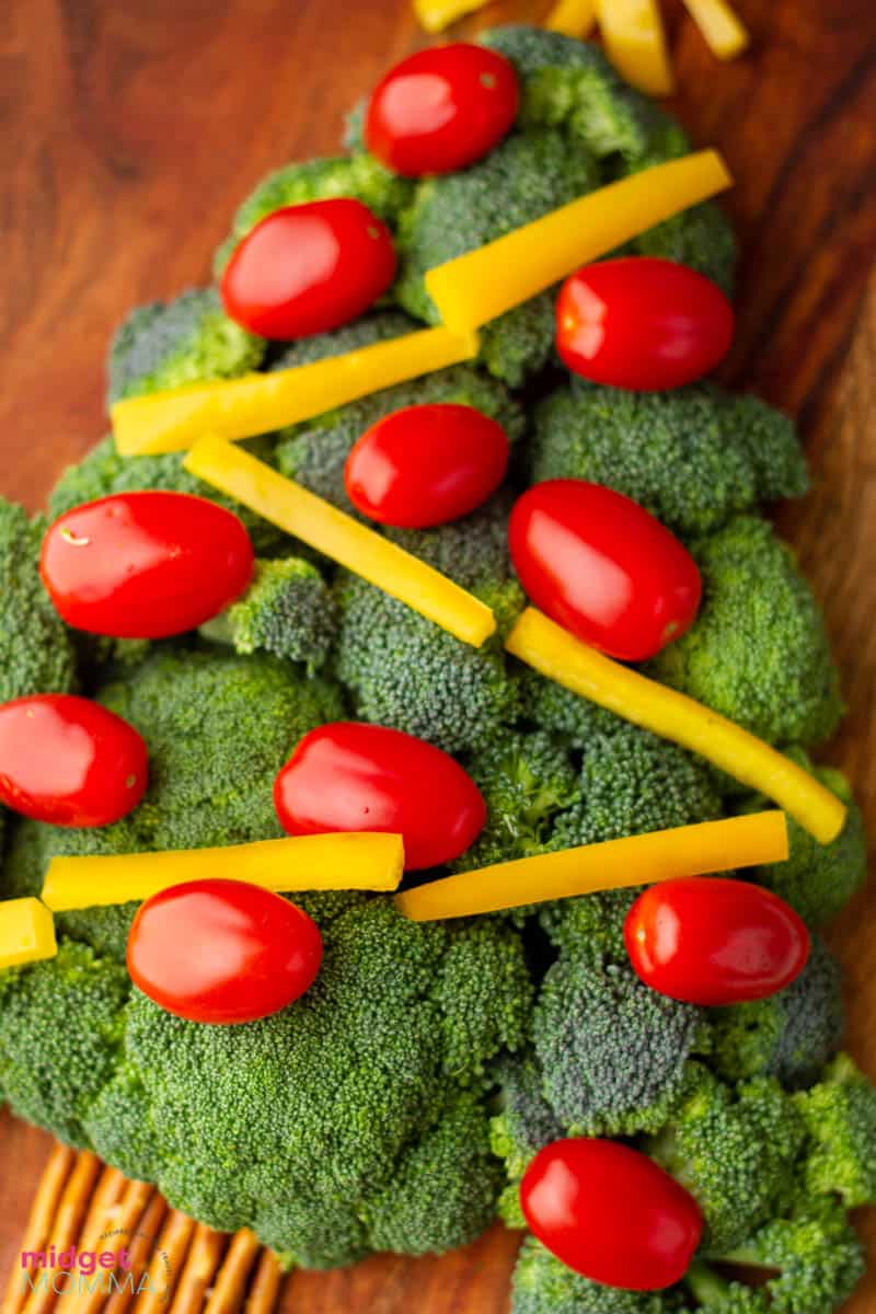 Christmas Tree Crudite Board