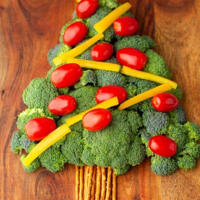 Christmas Tree veggie board
