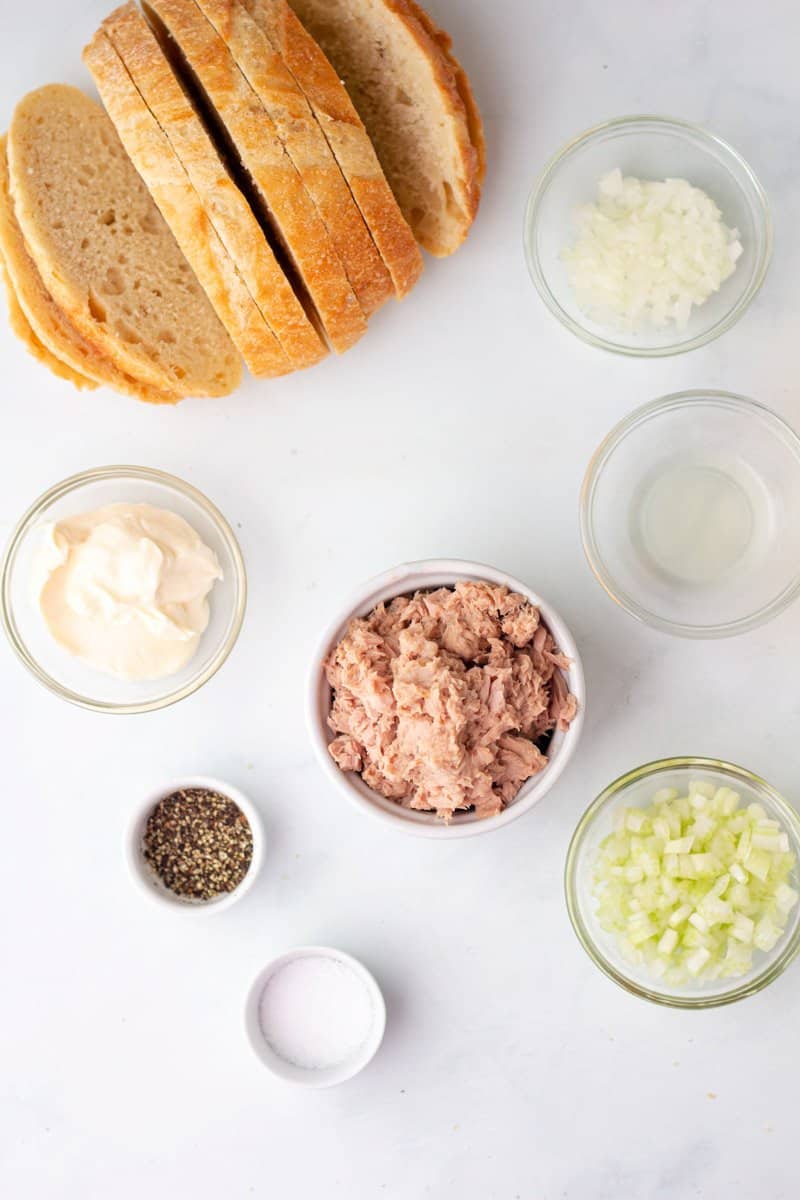 tuna melt sandwich ingredients