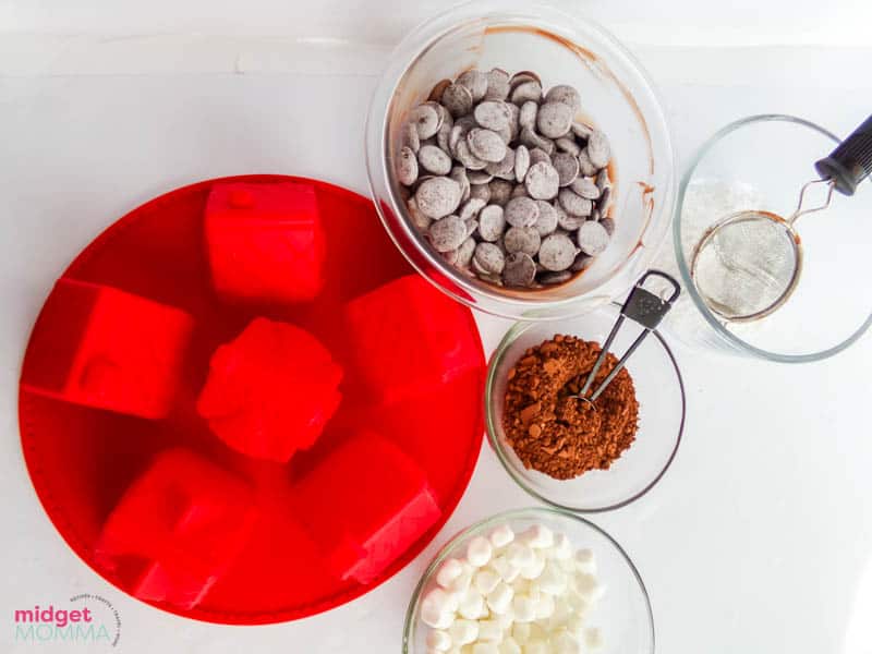 Gingerbread Hot Chocolate Bombs ingredients
