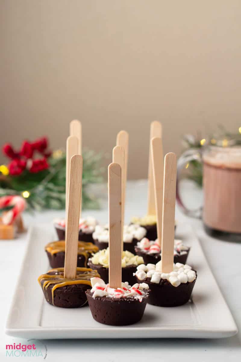 Hot chocolate on a stick