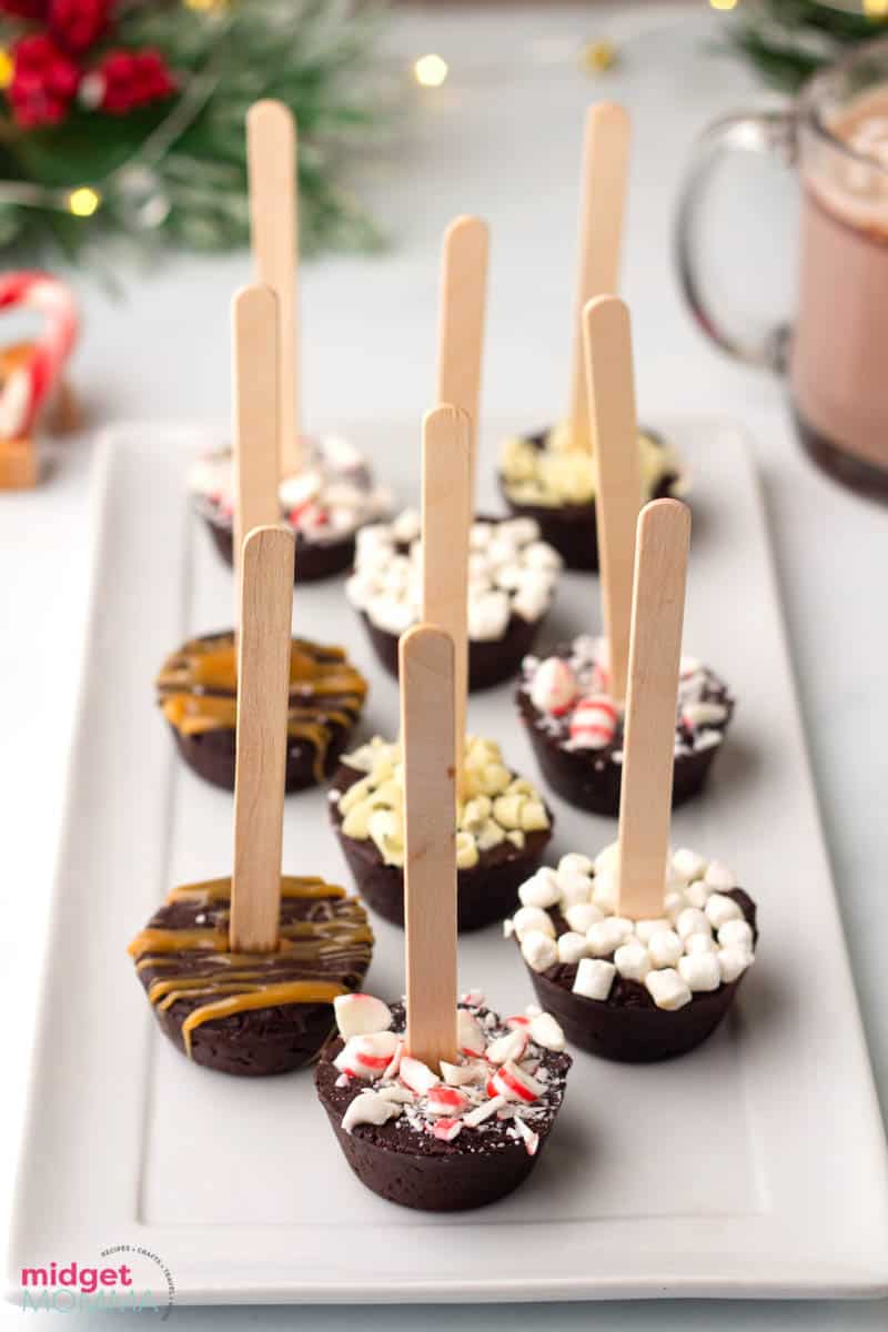 Hot chocolate on a stick