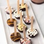 Hot chocolate on a stick