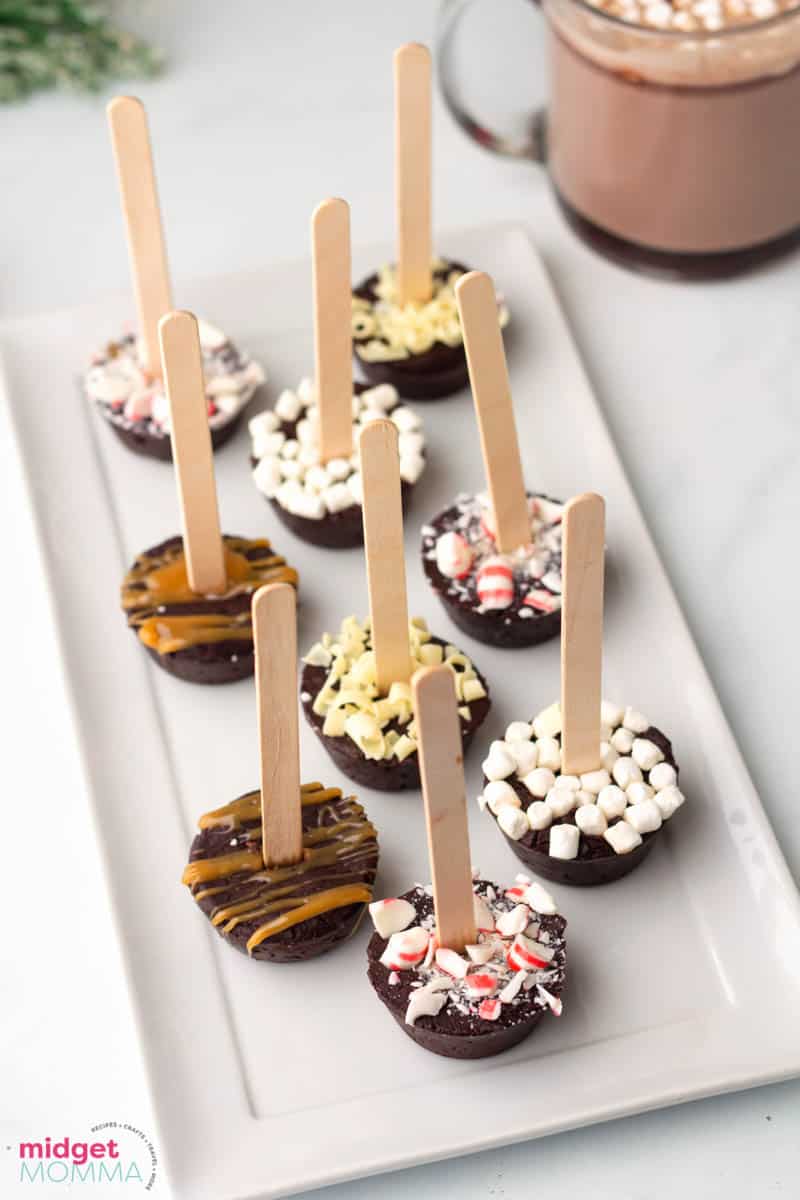 Hot chocolate on a stick