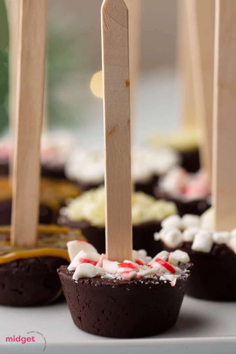 Hot chocolate on a stick