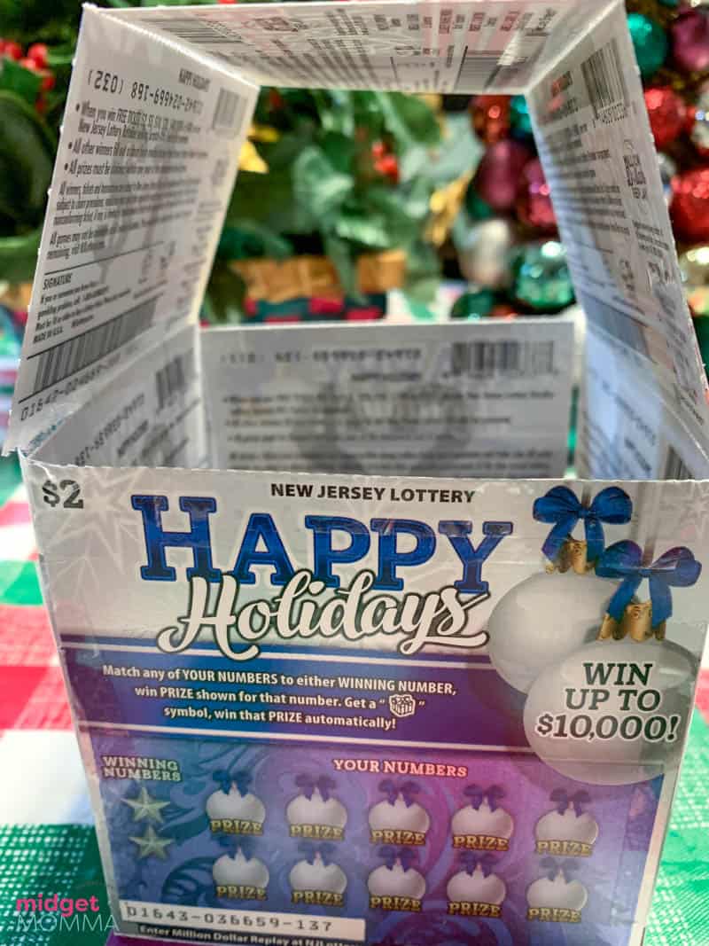 NJ Lottery Holiday Scratch-Offs DIY Christmas Gift