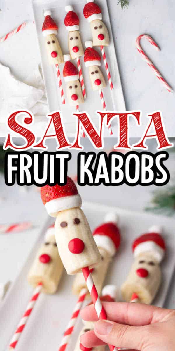 Santa Banana Pops - Easy Christmas Snack • MidgetMomma