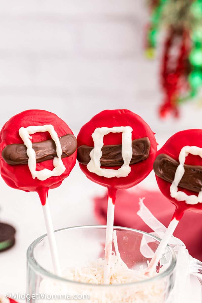 Santa Oreo Pops