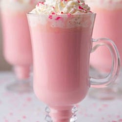 pink hot chocolate