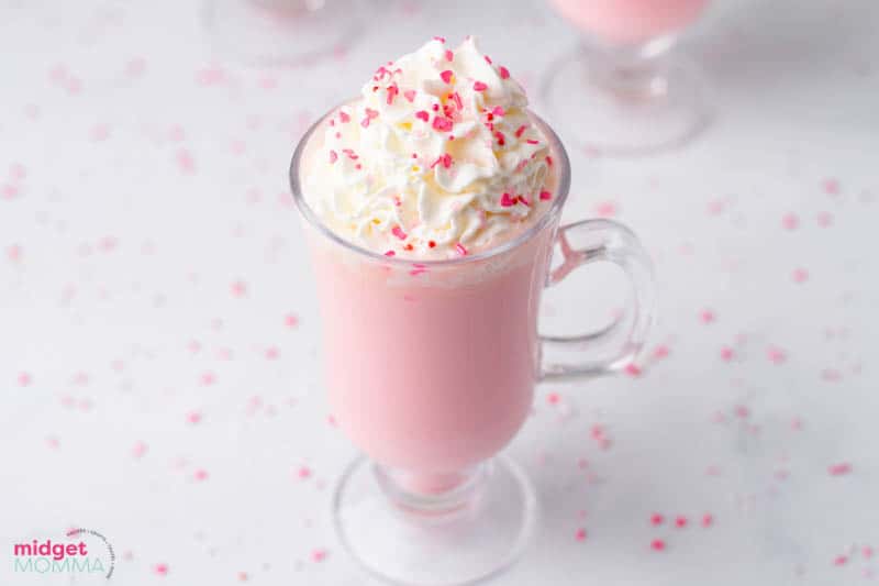 Slow Cooker or Stove Top Pink Hot Chocolate