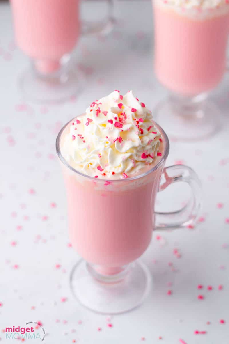 pink hot chocolate