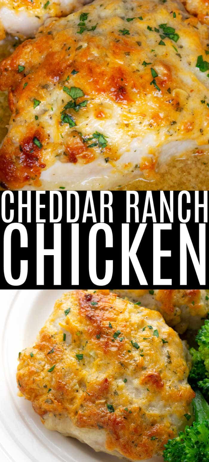 Cheddar Ranch Chicken Thighs (Can use Chicken Breast too!)