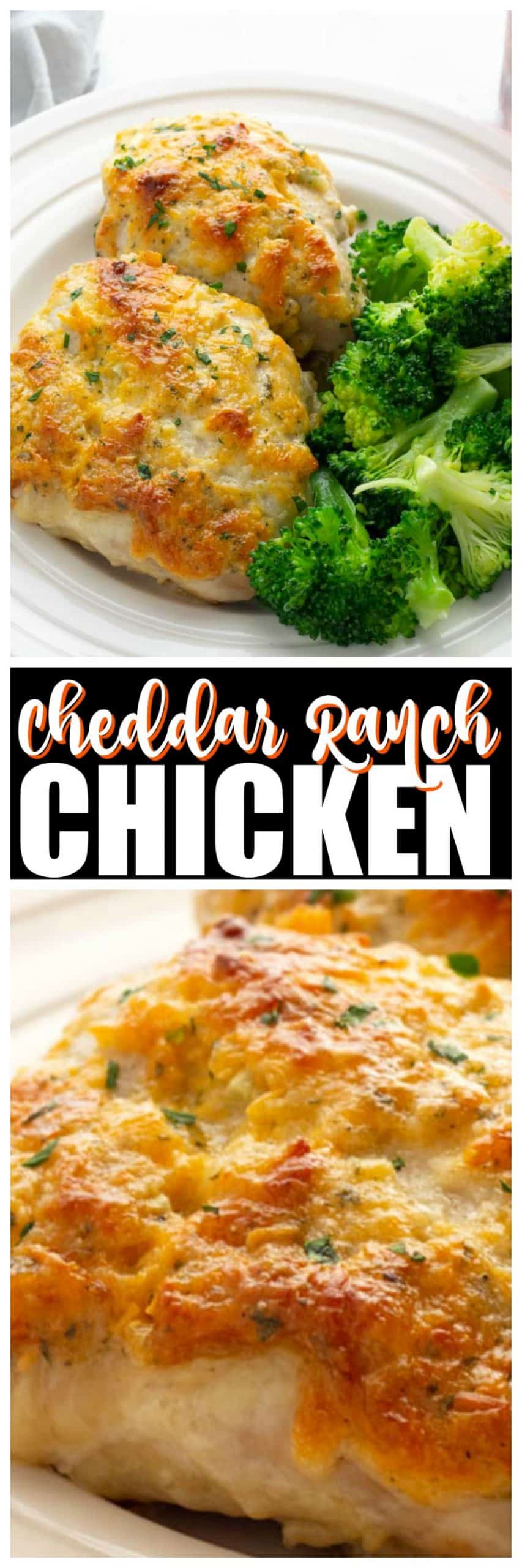 Cheddar Ranch Chicken Thighs (Can use Chicken Breast too!)