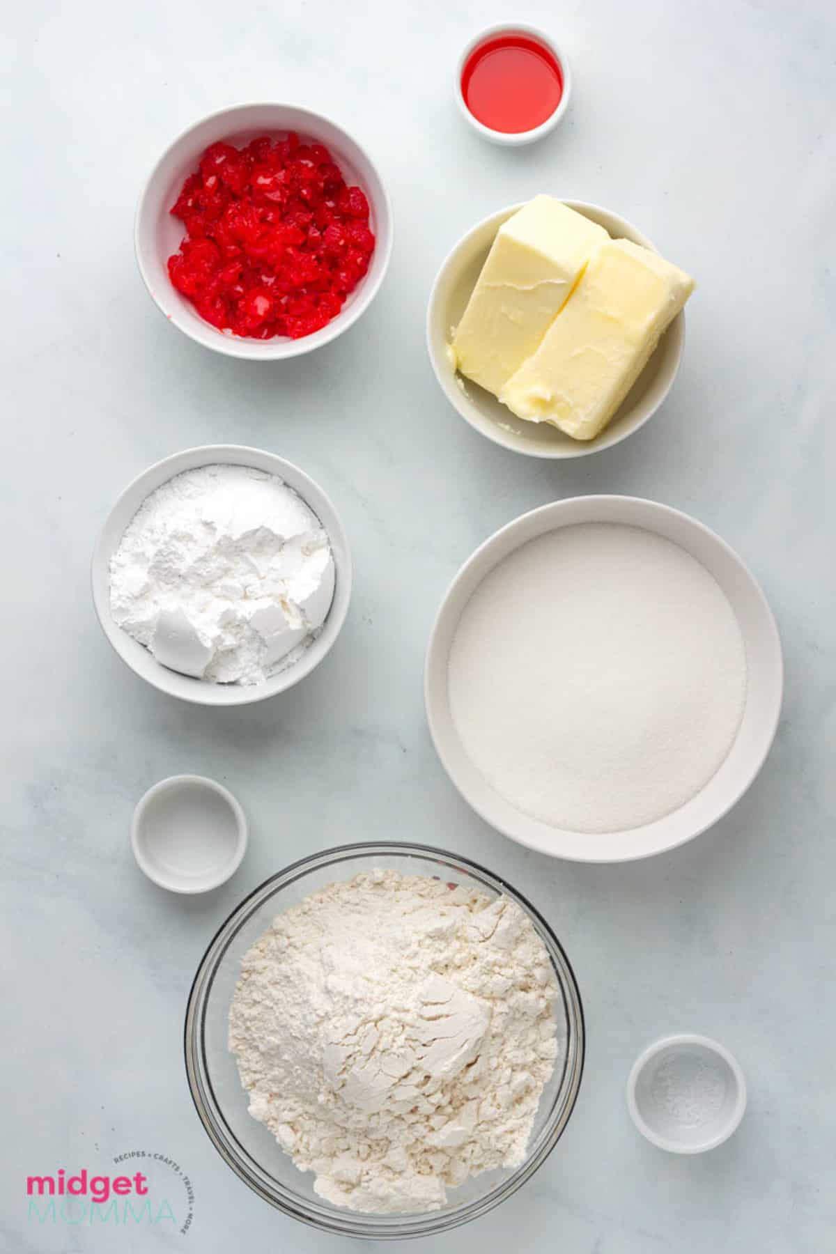 Cherry Blossom Cookies Recipe ingredients