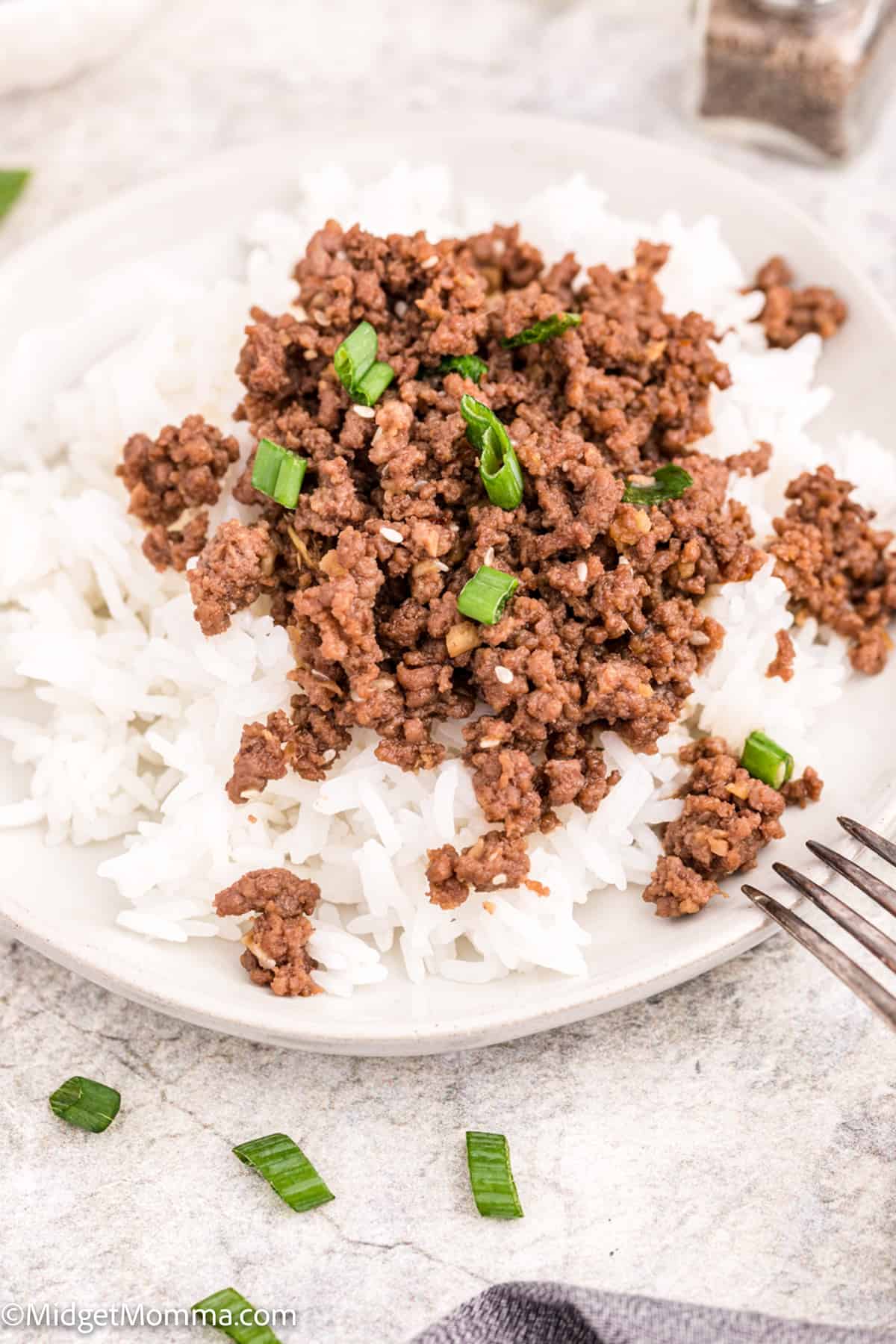 Korean Ground Beef and Rice Bowls Recipe