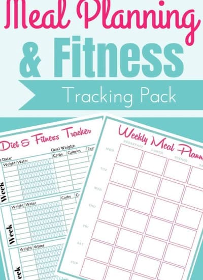 Meal Planning and Fitness Tracking Printable Freebie