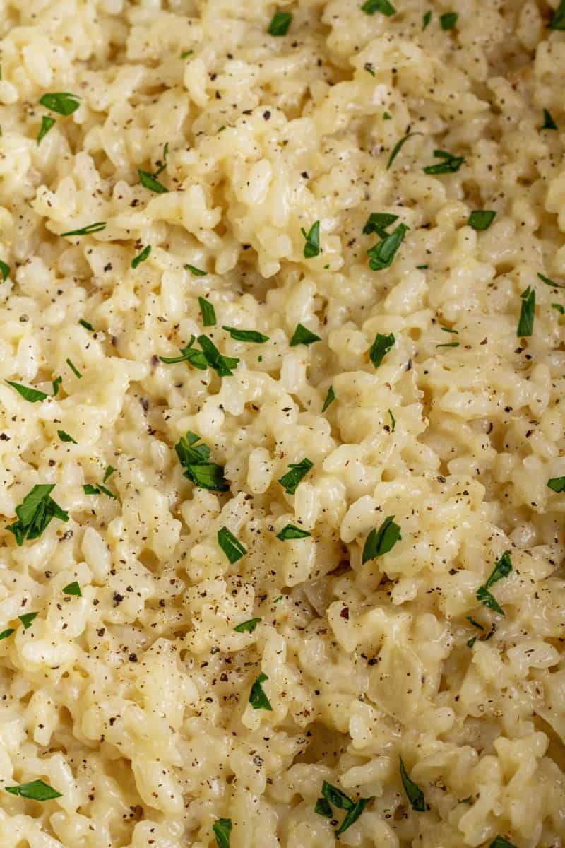 Parmesan Risotto Recipe close up photo