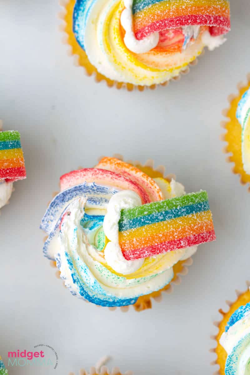 Rainbow Cupcakes