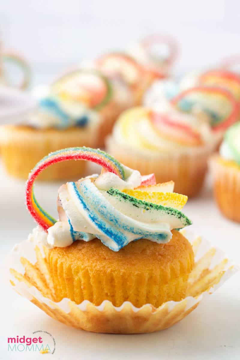 Rainbow Cupcakes